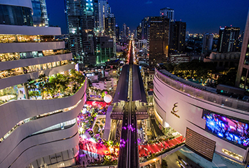 BTS Sukhumvit Line at Phrom Phong